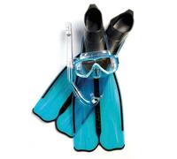 Cressi Rondinella Junior Snorkeling Set Bleu EU 35-36 Enfants