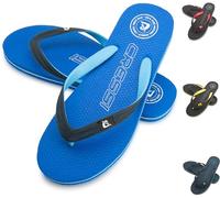 Cressi Leaf Flip Flop - Tongs Unisexe pour la Plage et la Piscine, Bleu Clair, 39/40