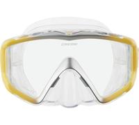 CRESSI Liberty Triside Mask-Masque 3 Verres pour Plongée-Transparent/Jaune