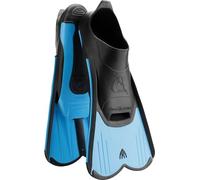 Cressi Light Fins - Palmes Courtes Unisex avec Chausson Fermés Souples en Élastomère pour Natation ou l'Entraînement en Piscine et en Mer, Voilure Réactive pour Muscler Les Jambes, Blue, 31/32