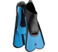 Cressi Light Fins - Palmes Courtes Unisex avec Chausson Fermés Souples en Élastomère pour Natation ou l'Entraînement en Piscine et en Mer, Voilure Réactive pour Muscler Les Jambes, Blue, 41/42