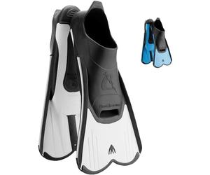 CRESSI Light Palmes Courtes Piscine Entraînement Musculaire Frappe Rapide Confortables avec Chausson Souple Idéales pour Natation Snorkeling et Apnée pour Adultes et Enfants