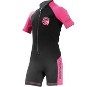 Cressi Little Shark Shorty Wetsuit Combinaison de plongée Enfant Unisexe, Noir/Rose, 5/6 ans