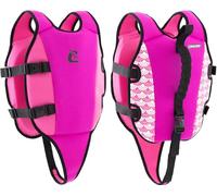 CRESSI Little Turtle Swim Vest Lillac/Pink M: 3/6 Years - Veste de Natation pour Enfants avec Double Poignée, Lilas/Rose, M: 3/6 Ans