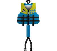 CRESSI Little Turtle Swim Vest Yellow/Azure M: 3/6 Years - Veste de Natation pour Enfants avec Double Poignée, Jaune/Azur, M: 3/6 Ans