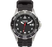 Cressi Manta Coloroma Montre de plongée Mixte, Argent/Noir/Noir, Taille Unique