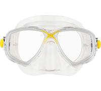 Cressi Marea Mask -Masque pour la Plongée et Snorkelling, Transparent/Jaune, Taille Unique, Unisexe Adulte
