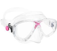 Cressi Marea Mask -Masque pour la Plongée et Snorkelling, Transparent/Rose, Taille Unique, Unisexe Adulte
