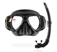 Cressi Marea - Masque ou Ensemble Combiné Masque + Tuba Mexico pour la Plongée et Snorkelling, Taille Unique, Unisexe Adulte