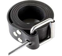 Cressi Marseillas Elastic Belt - Ceinture Élastique avec Boucle en Acier Inoxydable, pour l'Apnée et la Plongée, Noire, Adulte Unisexe