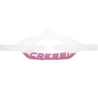 CRESSI Mask Strap Professional Group C Clear/Pink - Sangle Original Equipment pour Masques de Plongée et Snorkeling, Groupe C, Transparent/Rose, Taille Unique, Unisex