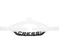CRESSI Mask Strap Professional Serie Group C Sangle Originales pour Les Masques de plongée et d'apnée Unisex-Adult, C_Blanc/Noir, Taille Unique