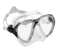 Cressi Masque de plongée Big Eyes Evolution – Adulte – Silicone Crystal – Clear/Noir