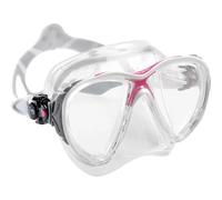 Cressi Masque de plongée Big Eyes Evolution Crystal Silicone haut de gamme Clair/Rose
