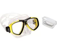 Cressi Masque De Plongée Focus Compatibles Verres Correcteurs Transparent/Jaune Jaune