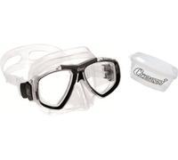 Cressi Masque De Plongée Focus Compatibles Verres Correcteurs Transparent/Noir Noir