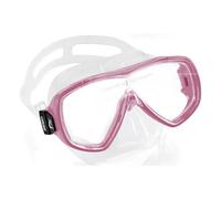 Cressi Masque de plongée Onda – Silicone transparent, verre trempé – Rose – Taille unique