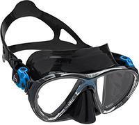 Cressi - Masque de plongée Sous Marine pour Adulte - Big Eyes Evolution - Noir (Noir/Bleu)