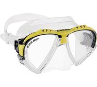 Cressi Matrix Masque de plongée Mixte Adulte, Transparent/Jaune