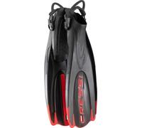 Cressi Palmes Maui Fins Div-Cen Unisexe Adulte Noir/Rouge S/M (38/41 EU)