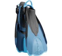 CRESSI Maui Short Fins Bleu/Azur M/L - Adjustable Short Fins for Swimming and Snorkelling, M/L (41/44 EU), Adulte Unisexe
