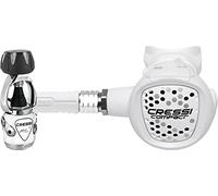 Cressi MC9/Compact Regulator Détendeur de plongée hypercompensé INT Unisex-Adult, Blanc, Une Taille