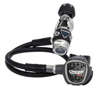 Cressi Xs Compact Pro Mc9sc Int Diving Regulator Set Noir,Argenté