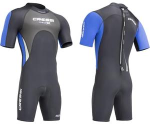 Cressi Med X Combinaisons Shorty Homme 3mm Noir XS/1