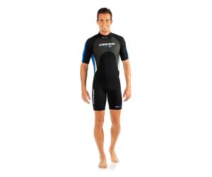 Cressi Medx 2.5 Mm Short Sleeve Shorty Noir XS Homme