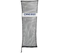 Cressi Bag for Fins Sac Mesh pour Set Palmes/Masque et Tuba Unisex-Adult, Noir, Une Taille