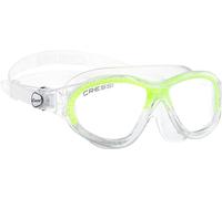 Cressi Mini Cobra - Premium Lunettes Piscine/Natation pour Enfant - 7/15 Ans-Cobra Kid - Transparent/Lime