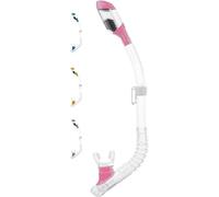 Cressi Minidry Snorkel Tubas pour Enfant Jeunesse Unisexe, Transparent/Rose, Taille Unique
