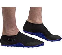 Cressi Minorca - Short Bottillons de Plongée en Premium Néoprène 3mm , avec Semelle Anti-derapant,Noir/Semelle Bleu,M - 40/41