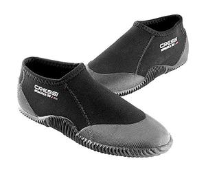 Cressi Minorca - Short Bottillons de Plongée en Premium Néoprène 3mm , avec Semelle Anti-derapant,Noir/Semelle Noir,XXL - 46/47