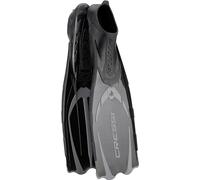 Cressi Mixte Pluma Palme snorkeling, Noir/Argent, 43-44