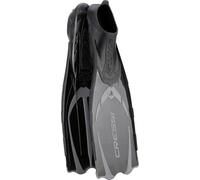 Cressi Mixte Pluma Palme snorkeling, Plastique, Noir/Argent, 41/42