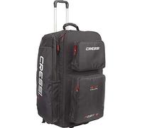 Cressi Moby 5 Trolley Bag Black/Red 115 L - Sac à roulettes Robuste et Spacieux Idéal pour Les Activités Sportives et Les Voyages, Noir/Rouge, 115 L, Unisex