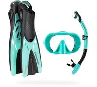 Cressi Musa Explorer Set, Vert d'eau, L/XL