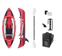 Cressi Namaka Ikayak Set 8'2'' - Kayak Gonflable Monoplace, Couleur Rouge, Adultes unisexes