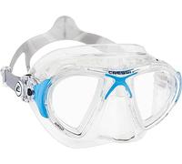 Cressi Nano DS360020 Masque Plongee Sous Marine pour Adulte (Fabriqué en Italie) Crystal Clear/Bleu