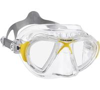 Cressi Nano Masque de plongée pour Hommes, Transparent/Jaune, Standard