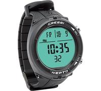 Cressi Nepto Watch Computer Montre-Ordinateur et spécifique pour Les plongées en apnée Unisex-Adult, Noir, Taille Unique