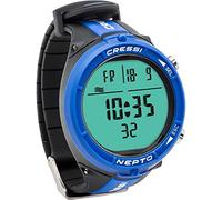 Cressi Nepto Watch Computer Montre-Ordinateur et spécifique pour Les plongées en apnée Unisex-Adult, Bleu, Taille Unique