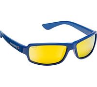 Cressi Ninja Sunglasses - Lunettes Flottantes de Soleil pour Hommes, Bleu Royal-Lentille Miroir Orange, Taille Unique