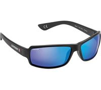 Cressi Ninja Sunglasses - Lunettes Flexibles de Soleil pour Hommes, Noir-Lentille Miroir Bleu, Taille Unique