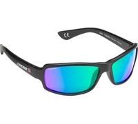 Cressi Ninja Sunglasses - Lunettes Flottantes de Soleil pour Hommes, Noir-Lentille Miroir Bleu, Taille Unique