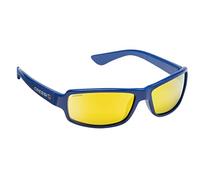Cressi Ninja Sunglasses - Lunettes Flexibles de Soleil pour Hommes, Bleu Royal-Lentille Miroir Orange, Taille Unique