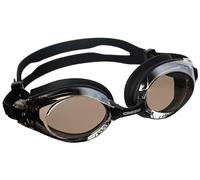 CRESSI Nuoto 3.0 Goggles Lunettes de Natation, Plaquettes Nasales Interchangeables pour Un Confort et Une Visibilité Max Unisex-Adult, Noir/Noir/Verres Miroirs, Unique