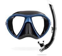 CRESSI Ocean - Masque Unique Ocean ou Ensemble combiné Masque Ocean + Tuba Gamma pour la Plongée et Le Snorkeling, Taille Unique, Unisex