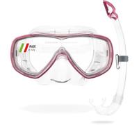 Cressi Ensemble masque et tuba Onda + Mexico Transparent/Rose Taille unique Unisexe